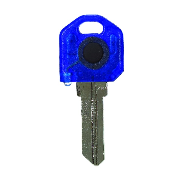 Keylights Giant Concepts LLC Keylights House Key Blank w/Flashlight Single For Kwikset KW1/Weiser WR3 and WR5 KW1BLU - main